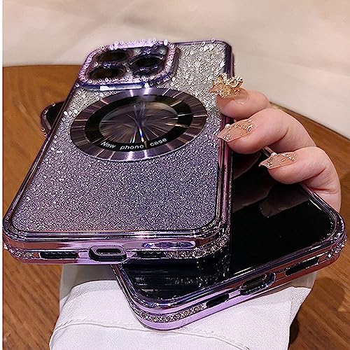 Coque en Diamant de Luxe iPhone 14 Pro Max avec strass brillants et finition premium