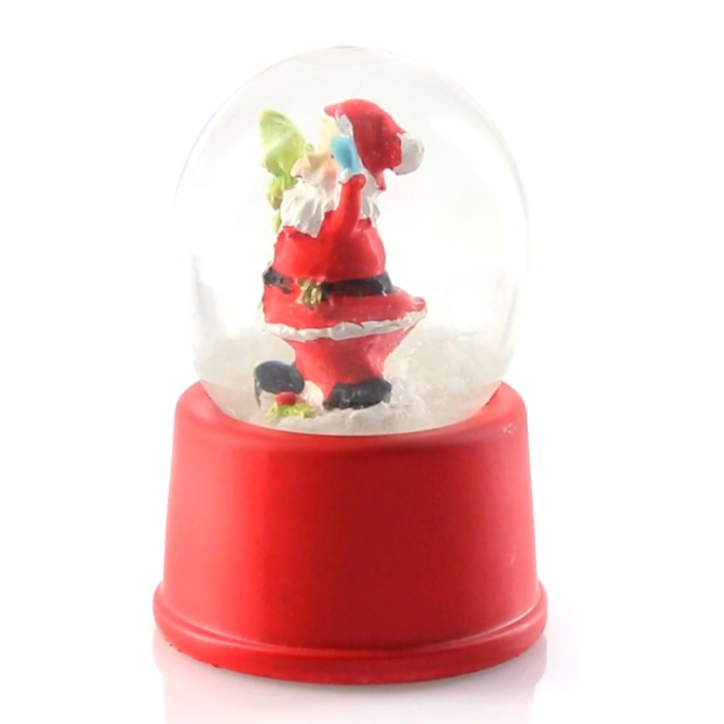 6 palline di neve con figura di Babbo Natale Snowdome Ornamenti a sfera di neve come decorazione o pensierino di Natale Babbo Natale Avvento Natale X-Mas