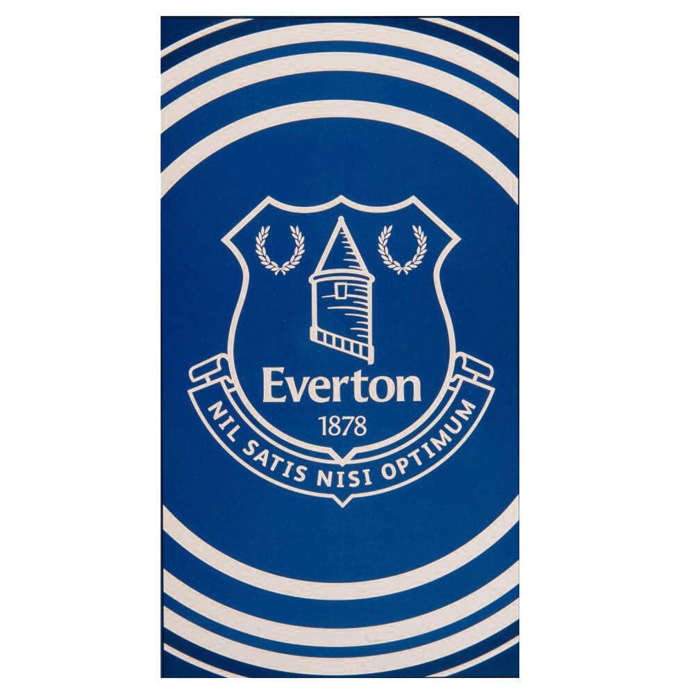 Everton F.C. TOWEL PULSE - 55in x 28in - Football Gift, Blue