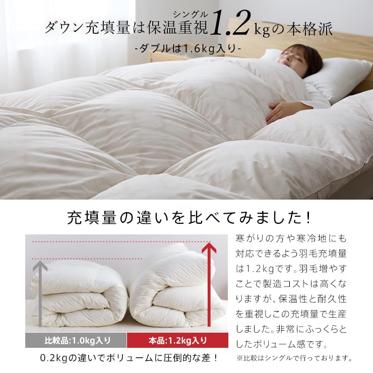 【ふとんの江崎】羽毛布団 ハンガリーホワイトダック 150×210cm Amazon｜ふとんの江崎 羽毛布団 ハンガリーホワイトダック90% 370dp