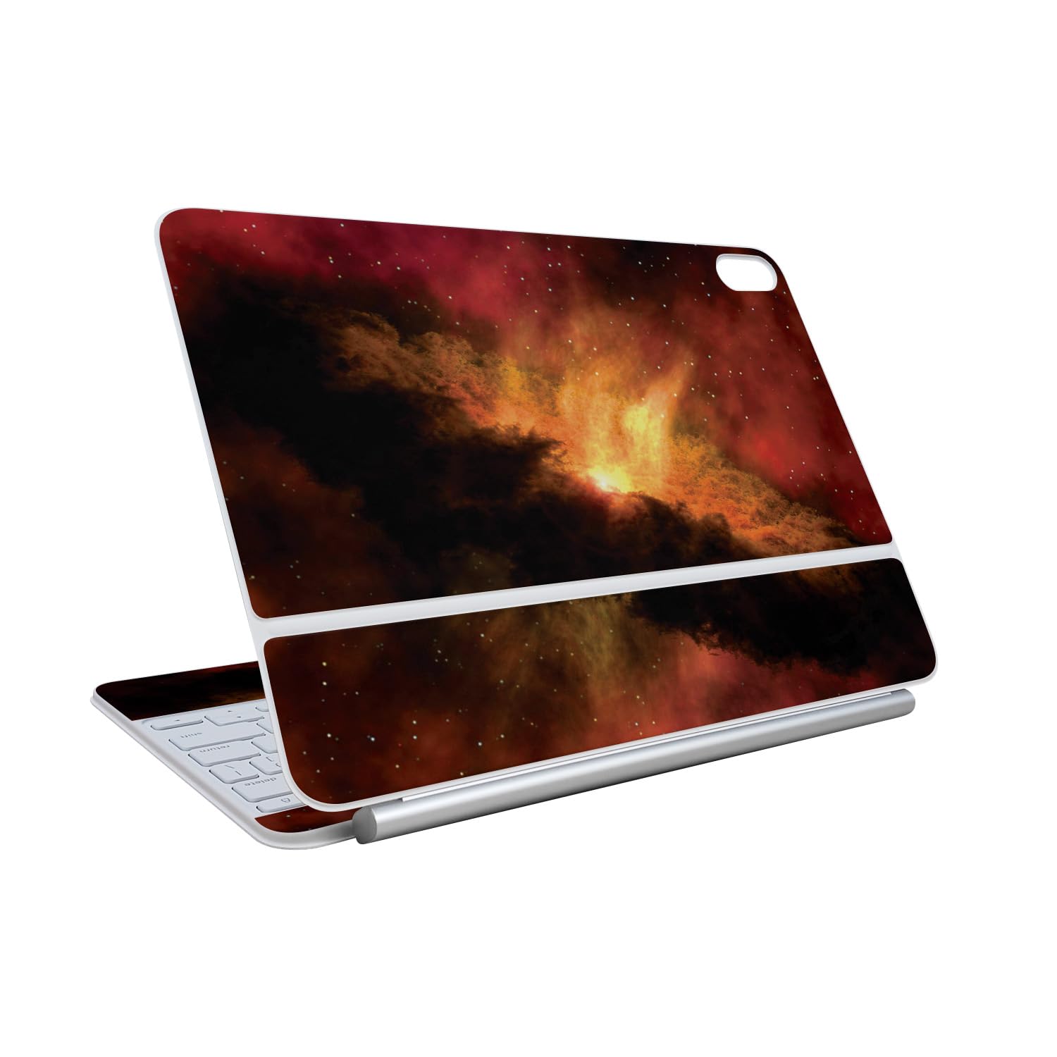 Skin Compatible with Apple Magic Keyboard for iPad Air 11-inch (M3) 2025 - Spacial Overload - Premium 3M Vinyl Protective Wrap Decal Cover - Easy to Apply | Crafted in The USA by MightySkins