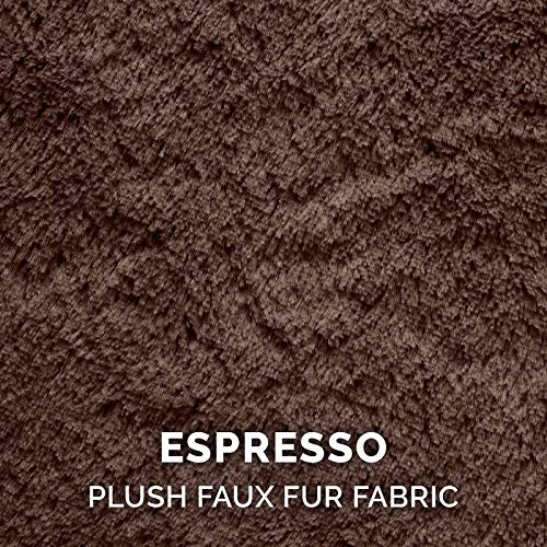Furhaven Xl Dog Bed Plush Faux Fur Beanbag-Style Ball Nest W/ Removable Washable Cover - Espresso, Jumbo #TOP4
