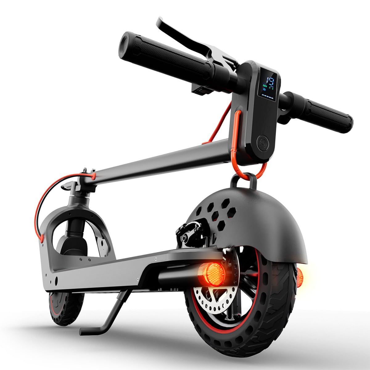 Patinete eléctrico de 8,5 pulgadas: 3 modos de velocidad, batería de clase A de 10,4 Ah, autonomía de hasta 21 millas, capacidad de carga de 300 libras con luces de giro equipadas para adultos y viaje