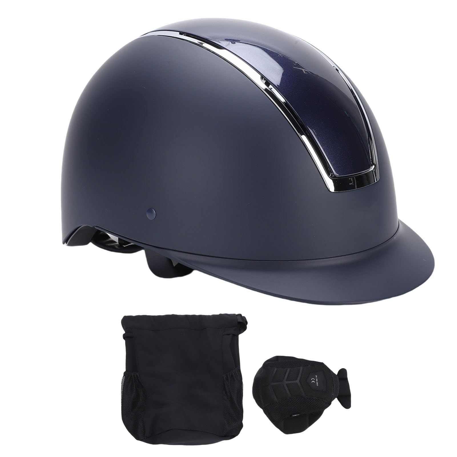 Casco para Montar a Caballo, Equipo de Protección Cómodo y Ajustable con Forro Interior de Repuesto, Ideal para Espectáculos de Entrenamiento Ecuestre y Equitación de Ocio