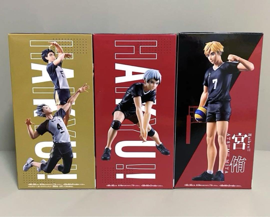 ハイキュー　ポージングフィギュアセット 中古】【未開封】【セット】ハイキュー!! ポージングフィギュア 4点