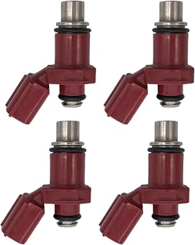 4PCS Fuel Injectors Nozzle 6D8-13761-00-00 ,Compatible With Yamaha Outboard 75HP 90HP F75 F90 Car parts replacement