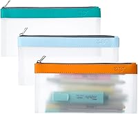 Vista 26 de Mr. Pen - Estuche transparente para lápices, paquete de 3, estuche transparente para lápices, bolsas para lápices