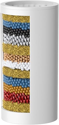 Miniatura 7 de F8 - Cabezal de ducha filtrado de 8 pulgadas, alta presión, 3 modos de pulverización de lluvia, filtro de cabezal de ducha para agua dura, 99%