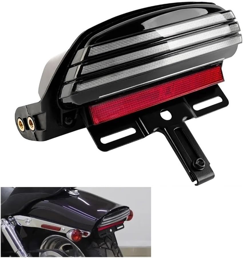 バイク用マッドガード LED トライバー マッドガード LED テールブレーキ ターンライト ダイナ用 ボブ用 ソフテイル用 200