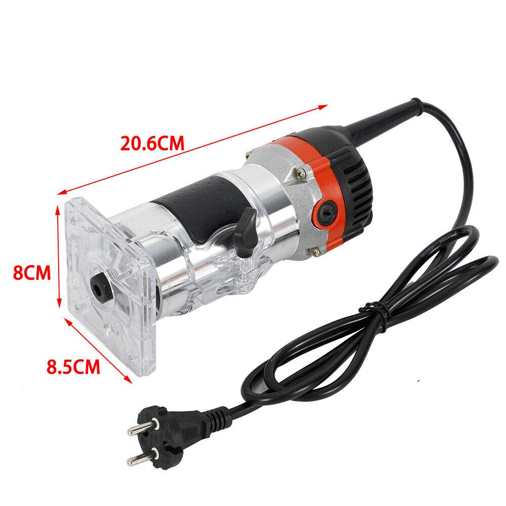 Frezarka górnowrzecionowa 800 W Electric Hand Trymer frez do drewna, 6,35 mm (1/4")