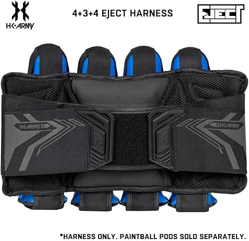 Miniatura 7 de HK Army Paquete de cápsulas de arnés de paintball de expulsión 4+3 - Blackout