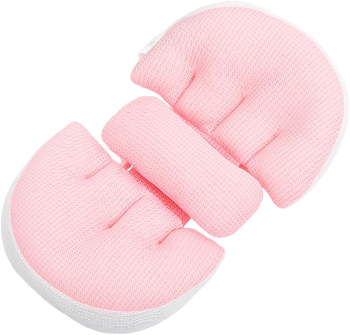 HANABASS 2sets Maternity Pillow for Pregnant Women Soft Pregnancy Side Sleeping Support Cushion Belly and Waist Support Breathable Material Ergonomic Design for Comfortable Sleep