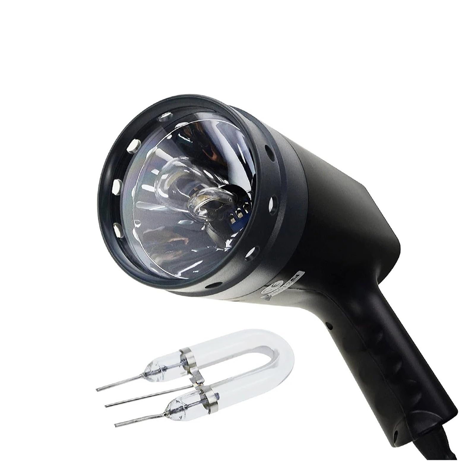 Probador estroboscópico digital, estroboscopio de mano, tacómetro de motor estroboscópico con flash LED sin contacto 50-40000FPM Observación en tiempo real(2350PA)