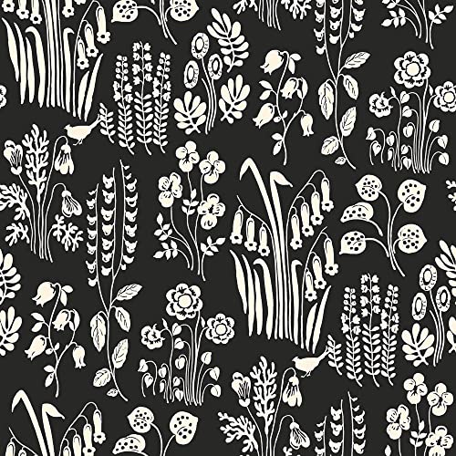 Papier peint amovible Tempaper Tallulah Belle autocollant repositionnable design floral