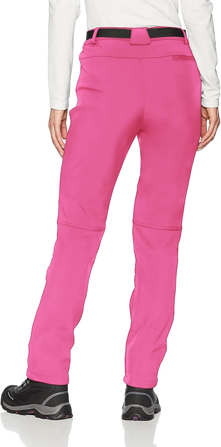 BenBoy Women's Outdoor Waterproof Windproof Fleece Slim Cargo Snow Ski Hiking Pants