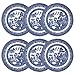 Churchill China Set di 6 piatti da insalata in salice blu, 20 cm