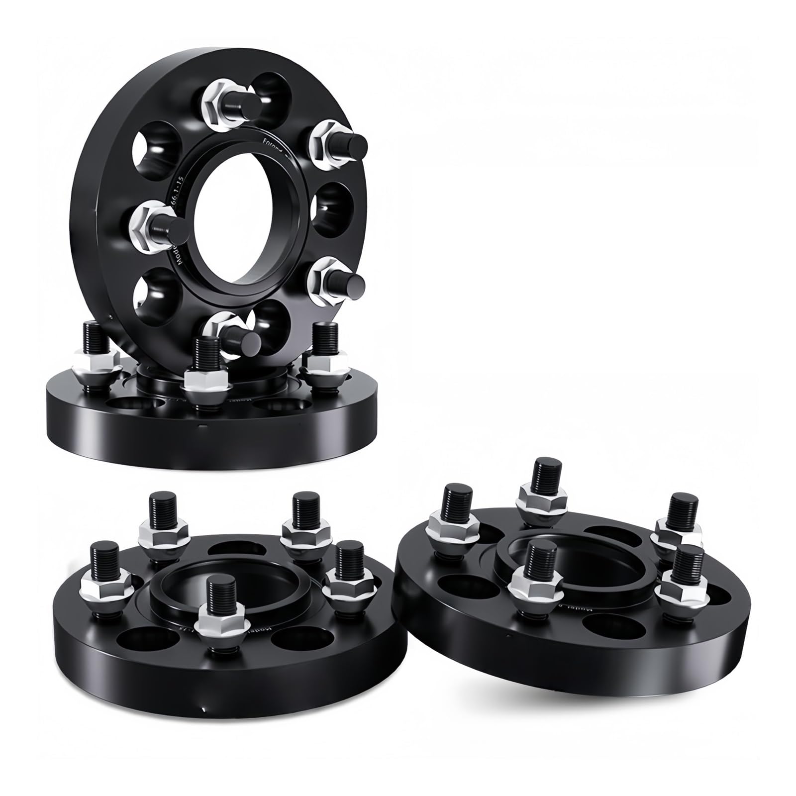 2/4 pièces pour BAIC pour pékin 3 5 7 plaque bride T6-7075 entretoises de roue moyeu alliage d'aluminium adaptateur élargi Entretoises de roue