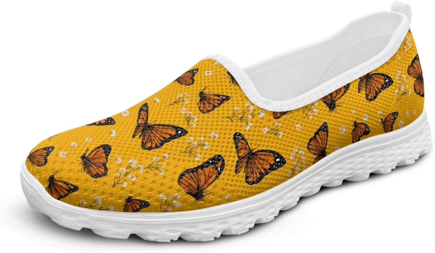 Butterfly Lightweight Comfortable Walking Shoes Women No Laces Slip On Flat Women Summer Shoes for Work Office Casual Trendy Beach Vacation Mesh Breathable Loafer 2025 - Image 5