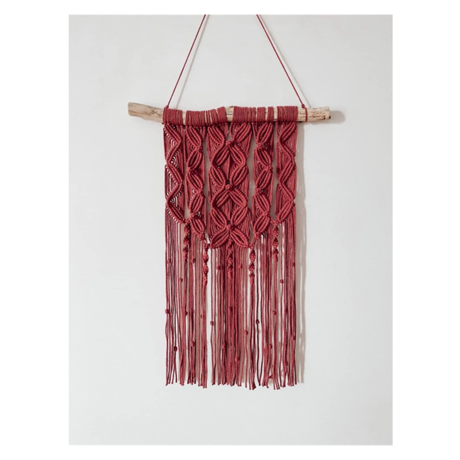Tapestry Macrame Wall Hanging Woven Tapestry Handmade Bohemian Art(A)