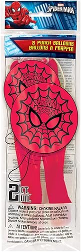 Miniatura 2 de Unique Globos de bola de boxeo de Spider-Man - 16 pies | Rojo | 2 piezas
