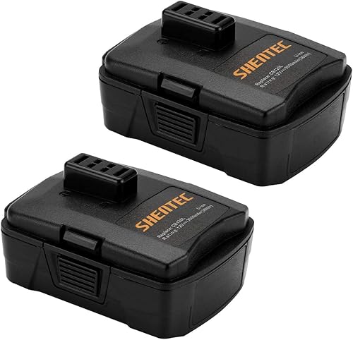Shentec Paquete de 2 baterías de 3.0Ah 12V compatibles con RYOBI CB120L CB121L BPL-1220 130503001 130503005, batería de litio de 12 V (no para
