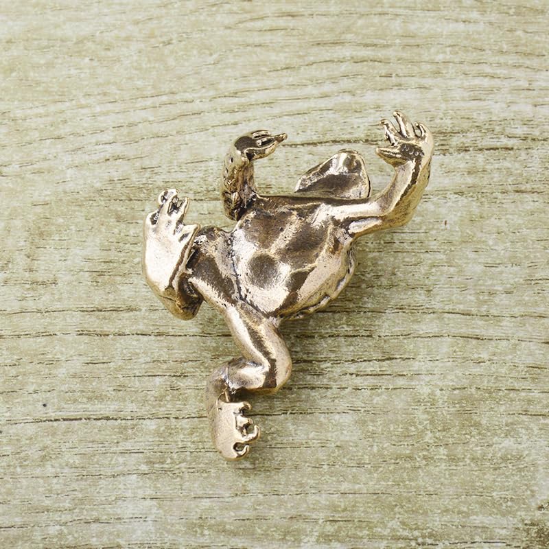 金属製カエル装飾品 シルバー銅 蛙の王様ペンダント'零八 シルバーアクセサリー×K18（ピンクゴールド