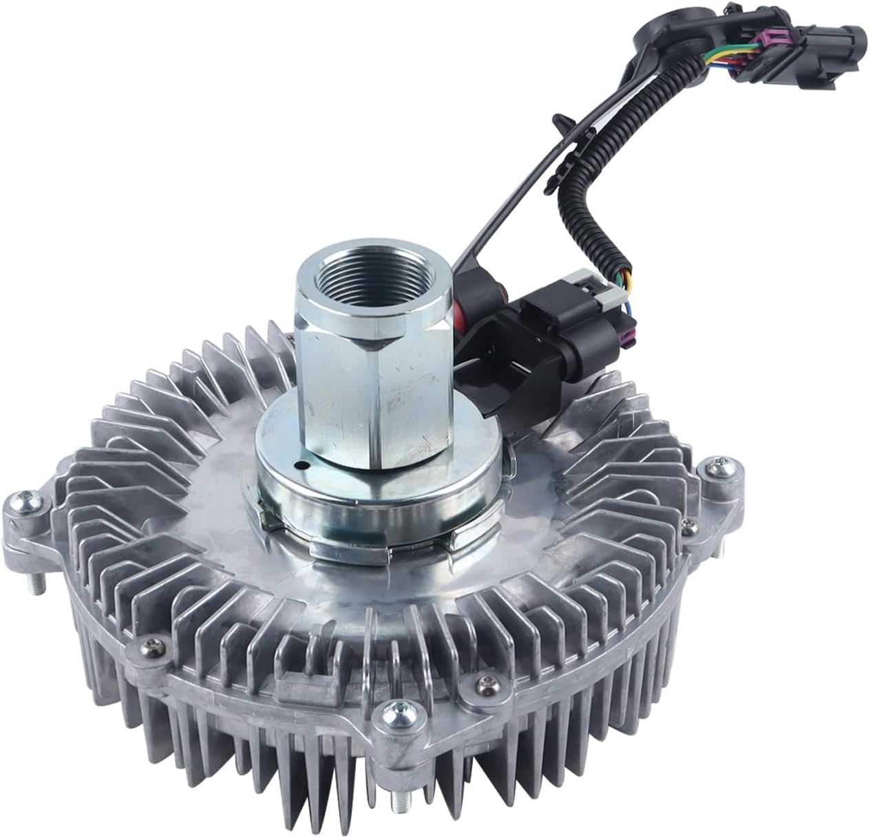 FEIDKS Engine Cooling Radiator Fan Clutch Compatible with Chevy Silverado 2500HD 3500HD GMC Sierra 2500HD 3500HD 2015-2016 V8 6.6L Replacement for 23134137, Replace# 23134137