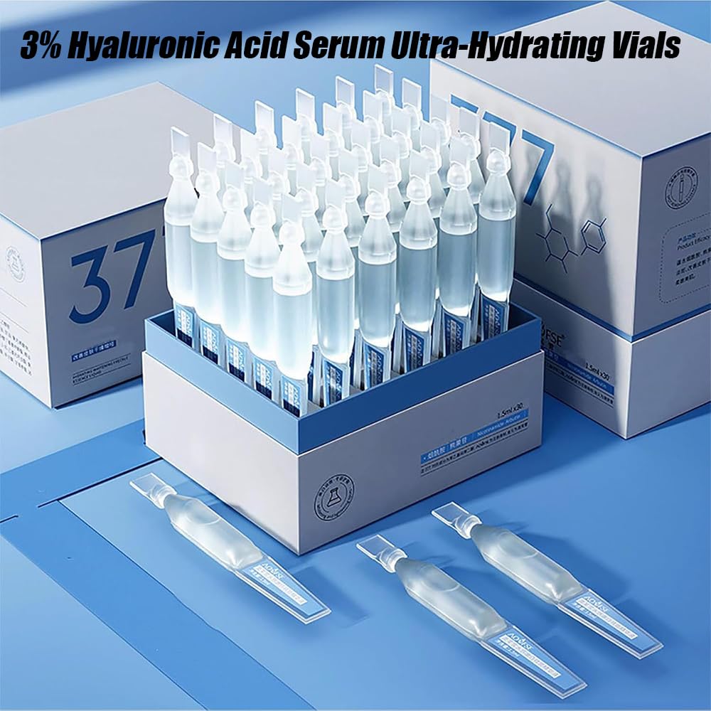 Amazon.com: 3% Hyaluronic Acid 30 PCS/Box,377 Hyaluronic Acid