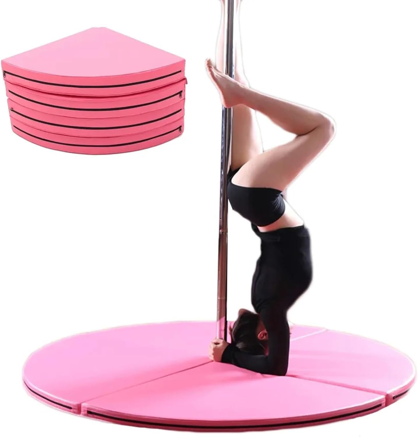 Pole Dance Crashmat Beschermmat Voor Paaldansen Lichtgewicht Opvouwbaar En Draagbaar Met Afneembare Gemakkelijk Reinigbare Hoes Ideaal Thuis Sportschool Yoga Danstraining 2062788936