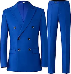 Ternos masculinos de nove cores, 2 peças, smoking trespassado para homens, ternos formais coloridos para homens