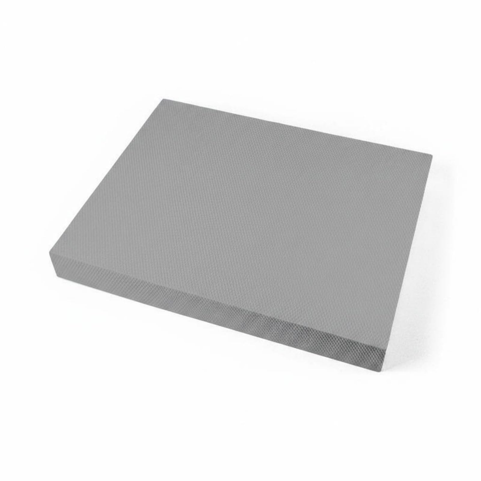 ojiva® cushioned ab roller pad thick core cushion high-density foam exercise balance pad shock absorbing for workout, 50x40x6cm light gray