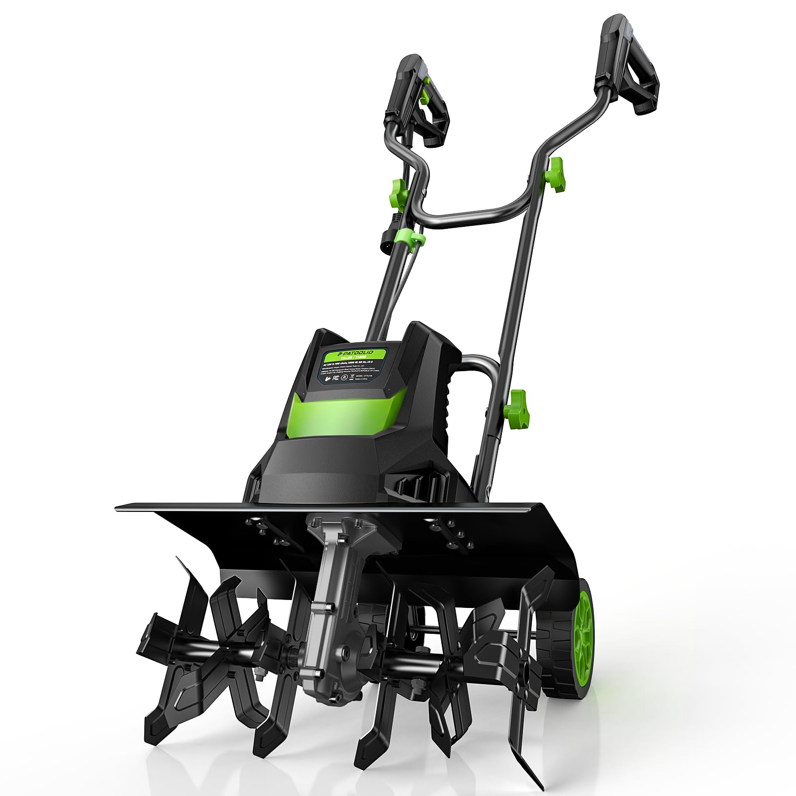 Patoolio 15A 1800W Corded Tiller
