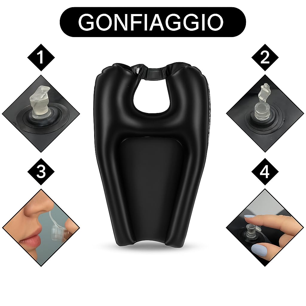 App Life Lavatesta Portatile per Parrucchieri Professionale, Lavatesta Gonfiabile per Allettati, Anziani, Disabili