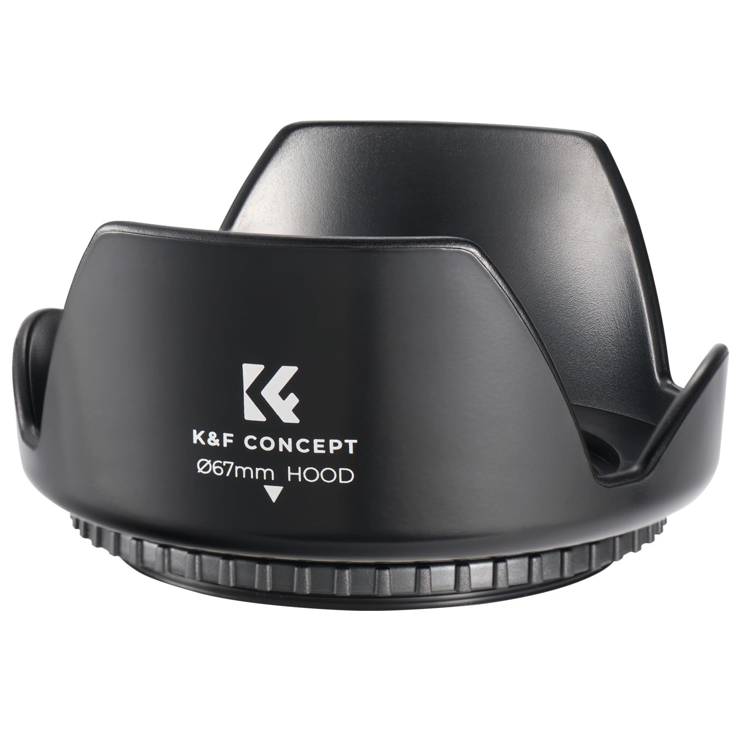 K&F Concept 67mm Tulip Flower Lens Hood for Canon, Nikon, Sony Cameras with EF-S 18-135mm f3.5-5.6, RF 24-105mm f4-7.1, Sony FE 85mm f1.8, Sigma 16mm f1.4 DC DN Lens and More