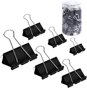 Binder Clips Paper Clamps Assorted Sizes 200 Count