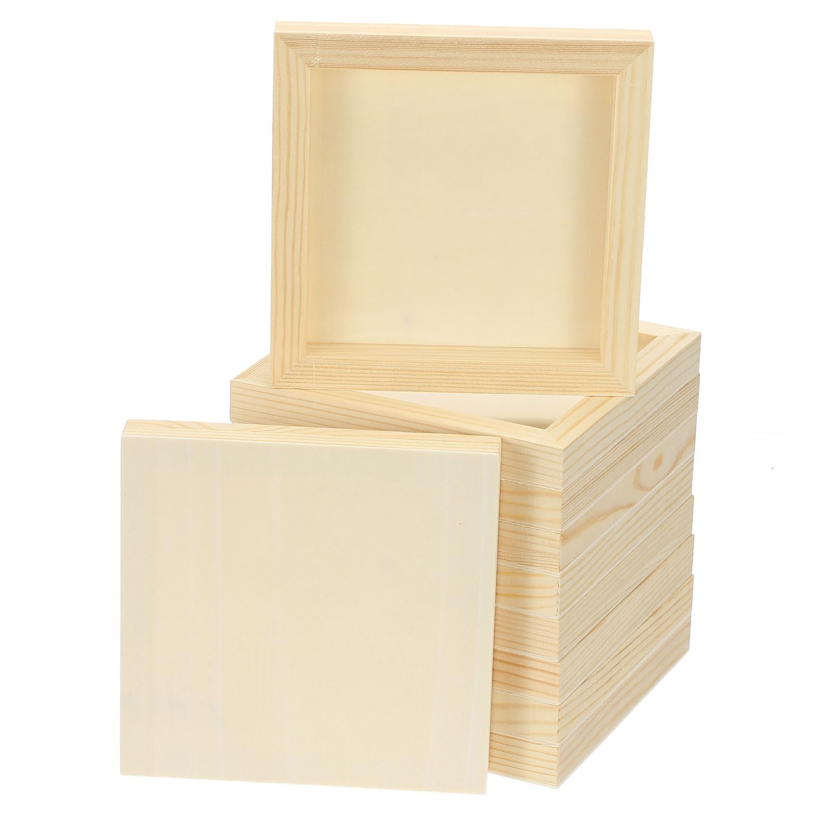 Paneles de madera PATIKIL de 6 pulgadas para manualidades DIY y decoración artística en casa