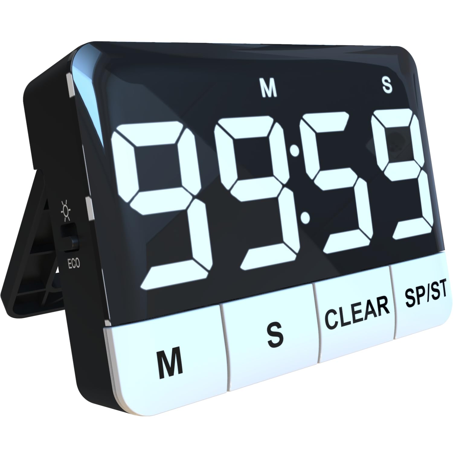 Digital Kitchen Timer, 120DB Loud Kitchen Timer, with Large LED Display, Count UP Countdown Magnetic Countup Timer for Cooking, Oven, Teaching, Seniors Classroom Study Teacher Kids, Fitness and Yoga