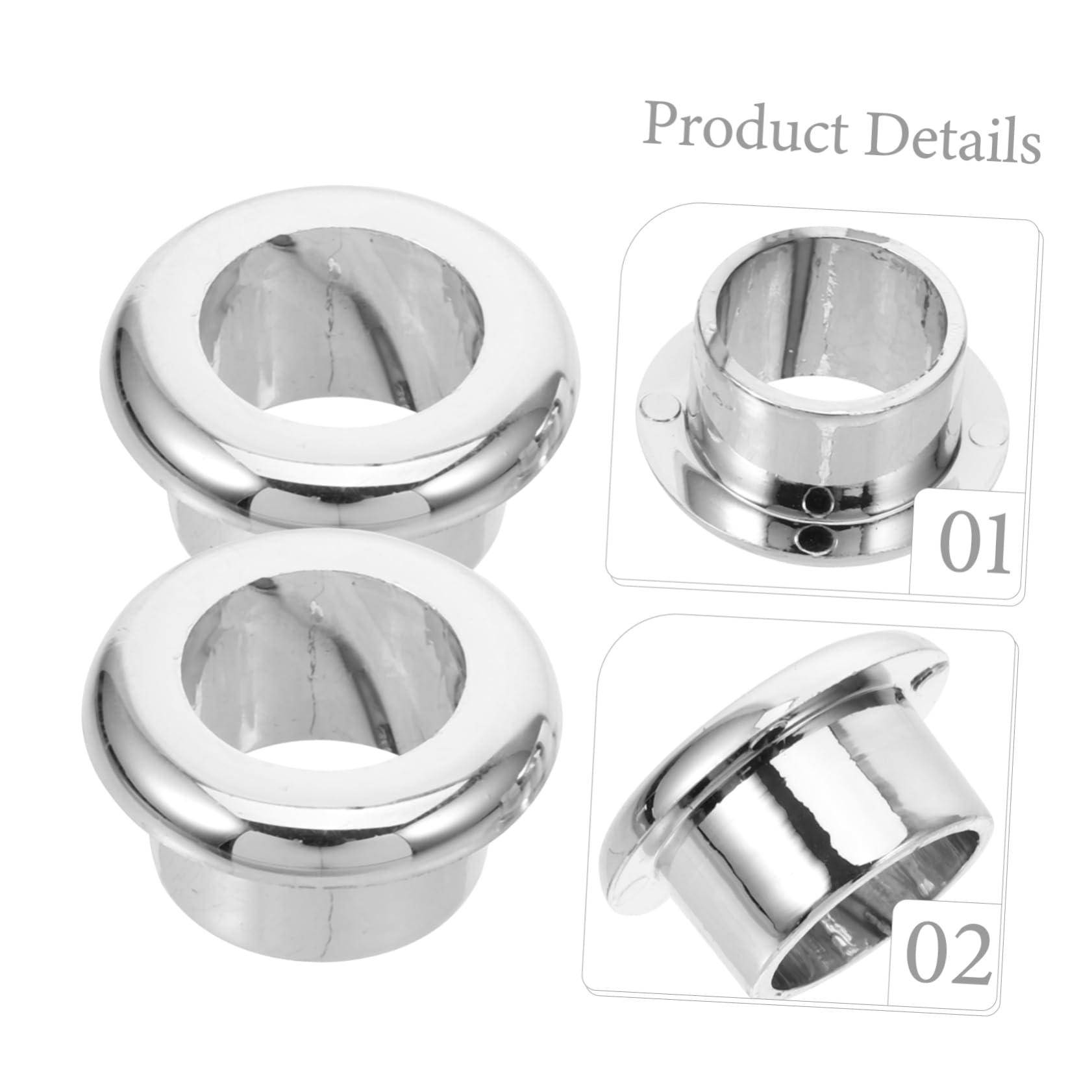 VILLCASE Cord Hider Desk 2pcs Cable Grommet Organizer Wire Cable Hole Covers Desk Wire Grommet Decorative Ring for Office