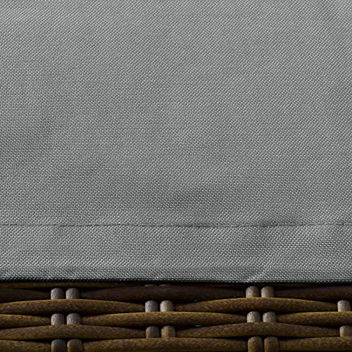 Contemporary Modern Designer Outdoor Patio Garden Furniture Furniture Cover, Fabric, Grey Gray