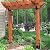 OZCO 56605 Laredo Sunset 10X10 Post Base, (1 per Pack) , Black