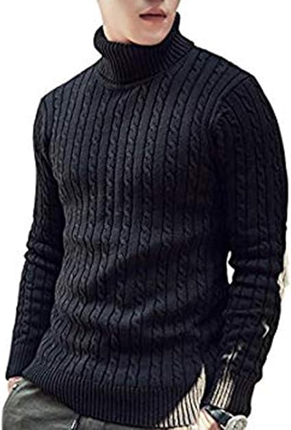Amazon ニット セーター メンズ 厚手 タートルネック ニットセーター 暖かい 防寒 秋冬春 黑ク L セーター 通販