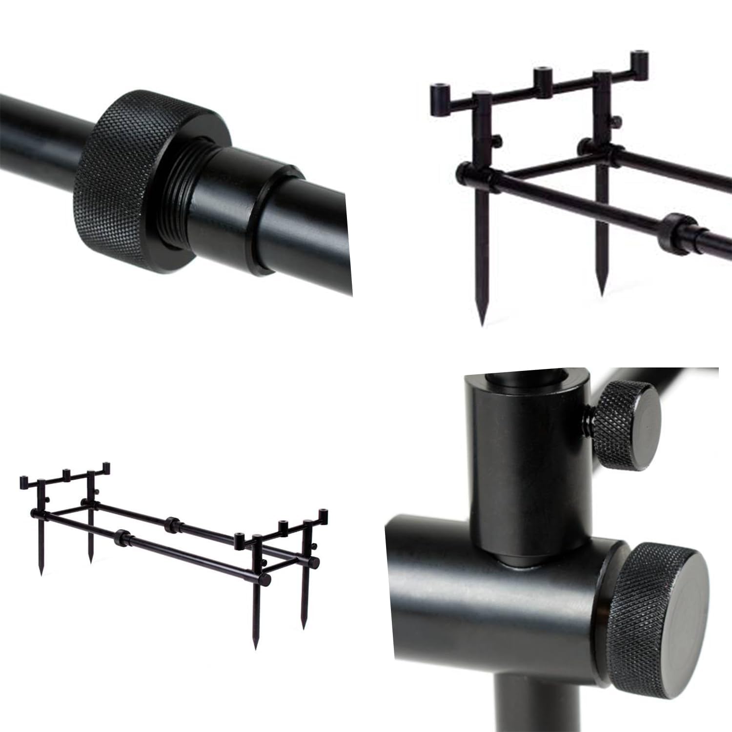 Rodpod Robusto Fishing Chunky Black - Compact - 3 Supports Cannes pour Une expérience Stable et stylée