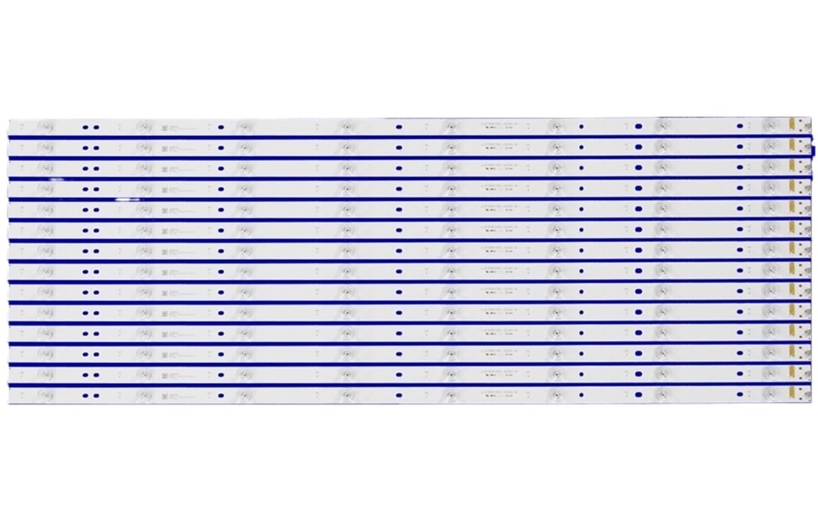Lot de 14 bandes LED pour TV 75 RNSMU7536 pour DLED75HX 14X8 0001 pour 502010007 23 RTU7575 faciles à remplacer