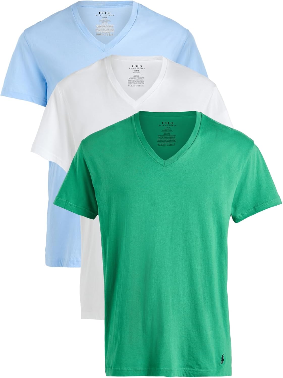 Polo Ralph Lauren Mens Classic Fit V-Neck Undershirts
