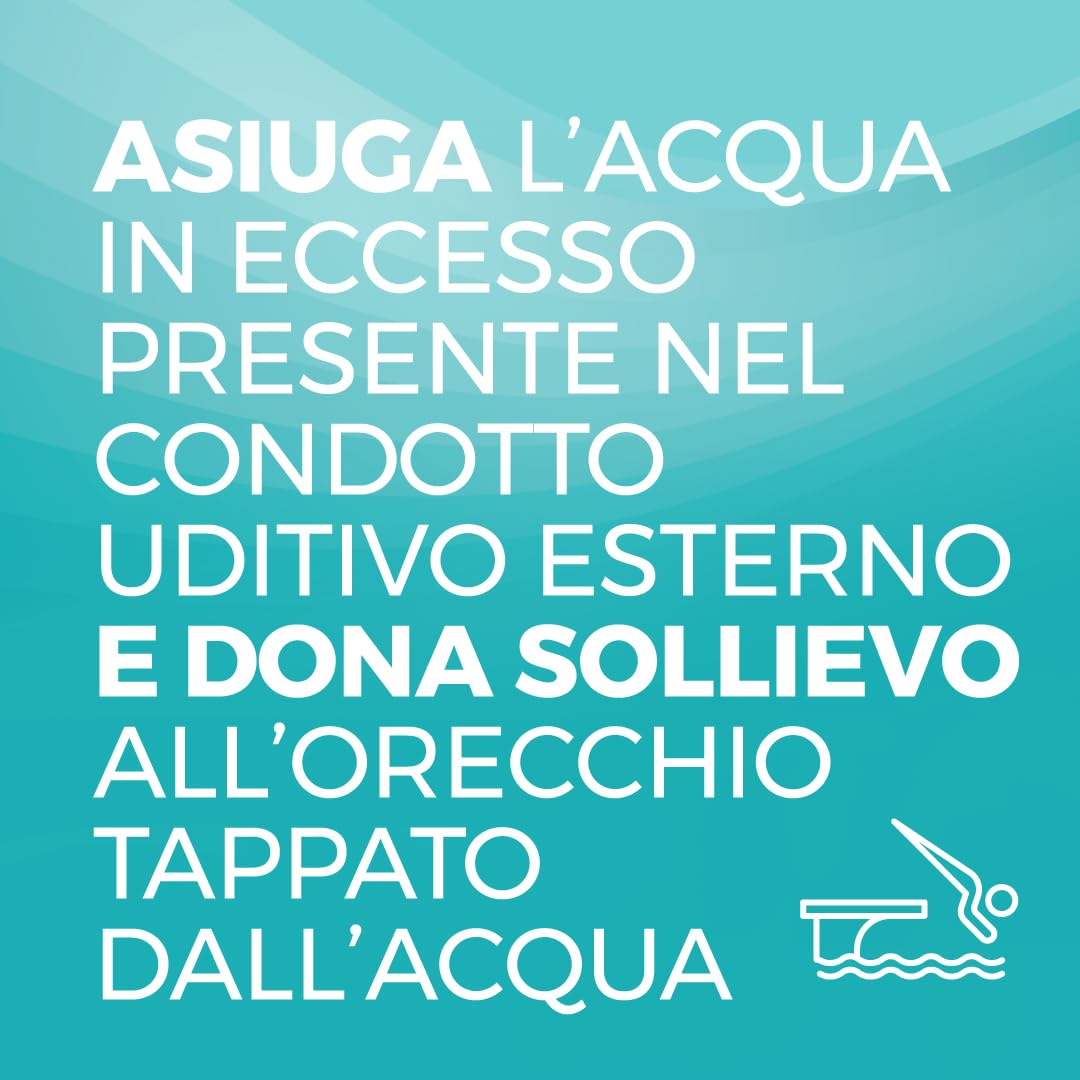 Spray Otite - Trattamento Contro Acqua in Eccesso- Asciuga e Protegge - Ideale per Nuotatori e Sport Acquatici - Uso Facile - Per Adulti e Bambini dai 9 Anni - 30 ml - Audispray Dry