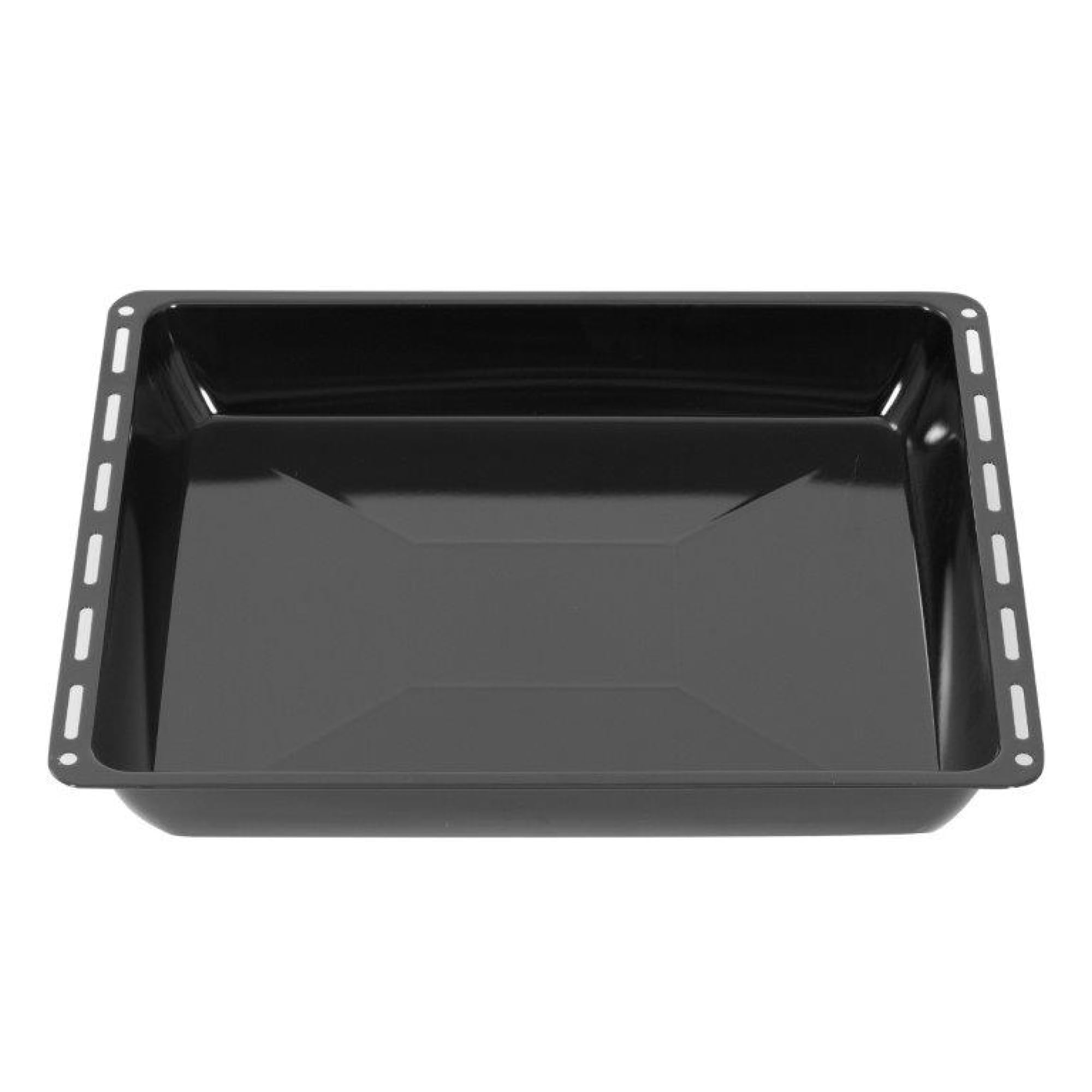 ICQN Baking Tray 422 x 370 x 45 mm, Enamelled Grease Pan for Oven and Cooker, Suitable for Electrolux, AEG, IKEA, Zanusssi, Juno, Zoppas Scratch-Resistant and Rustproof, 42.2 x 37 x 4.5 cm