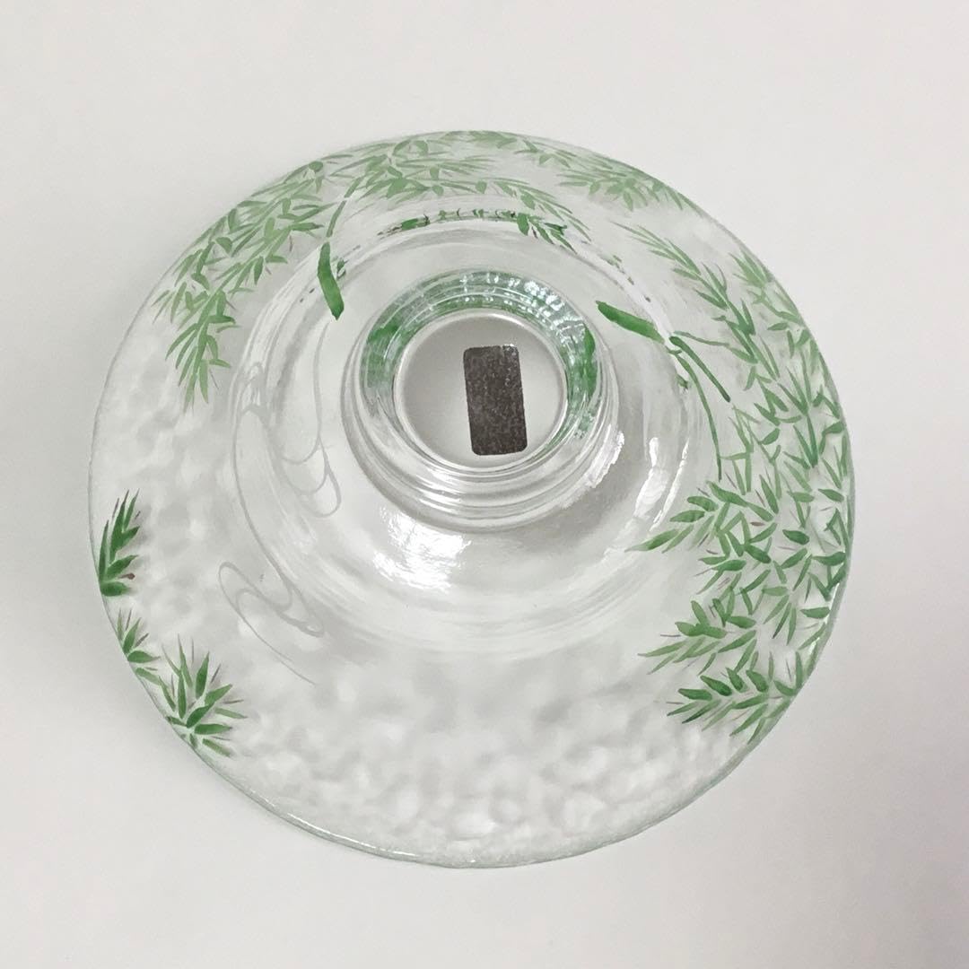 Amazon.co.jp: 平茶碗 義山 竹林 超耐熱山岡善高作 茶道具 : ホーム