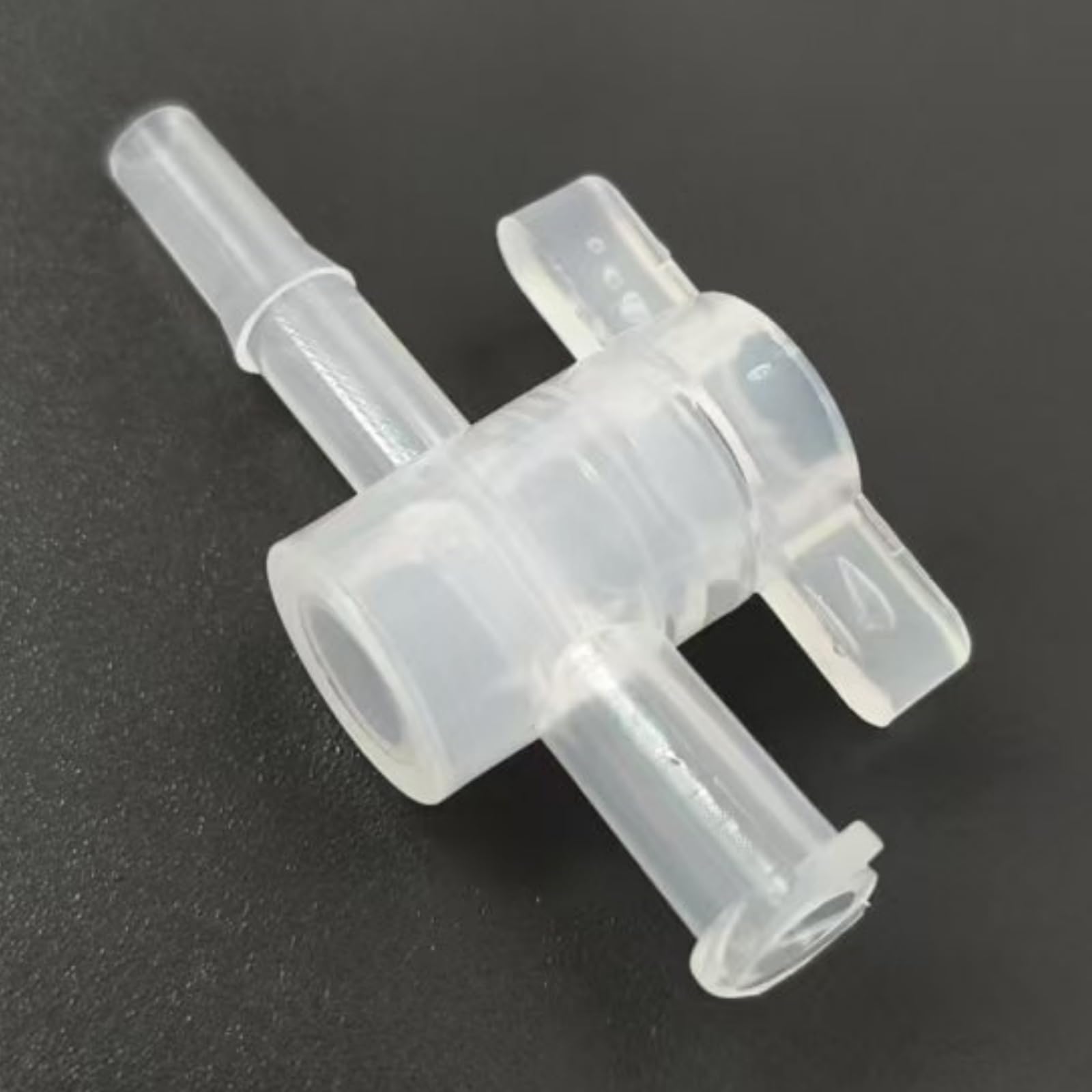 50 llaves de paso de 2 vías for sistemas de bloqueo y catéter, válvula de conexión de plástico duradera for uso en laboratorio y transferencia de fluidos(Transparent)