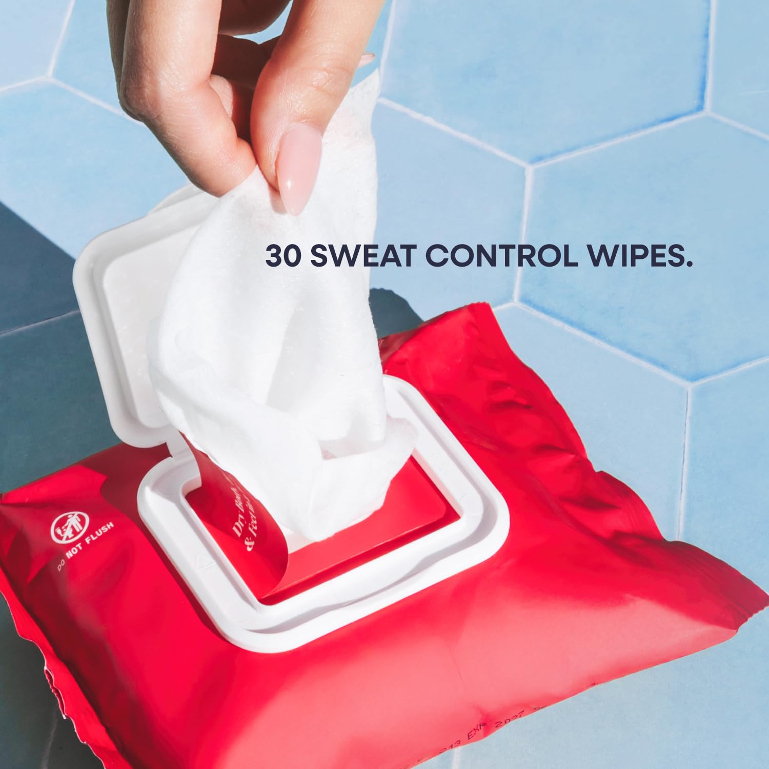 Duradry Sweat Control Body Wipes – Full-Body Sweat Protection, Unscented | Easy-to-use sweat control for chest, hands, feet, back, groin and more. Stay fresh and confident wherever the day takes you.