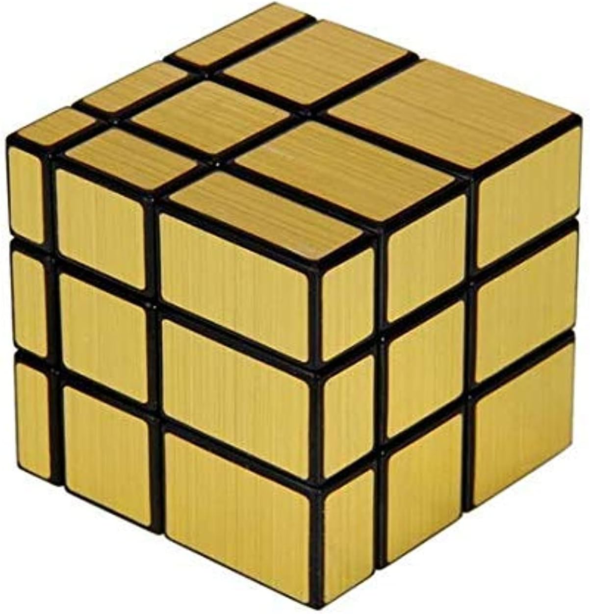 Fiddly's High Stability Stickerless Speed Cube (Golden Mirror)